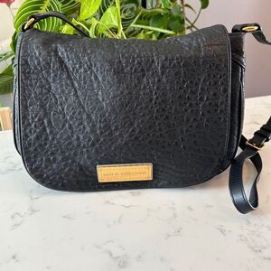 Marc Jacobs Large Nash Two Tone Hardware Black Crossbody